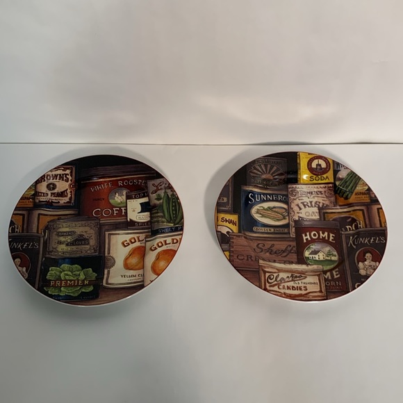 David Carter Brown Homestead Pantry Plates Set Of 2 Sakura - Picture 1 of 9